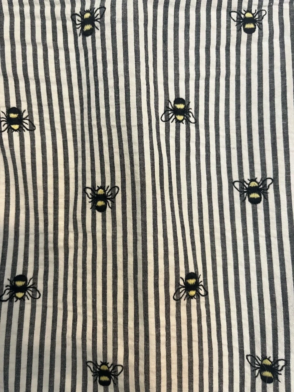 NWOT Talbots Petite Bumblebee Black and White Striped Skirt - Picture 5 of 9